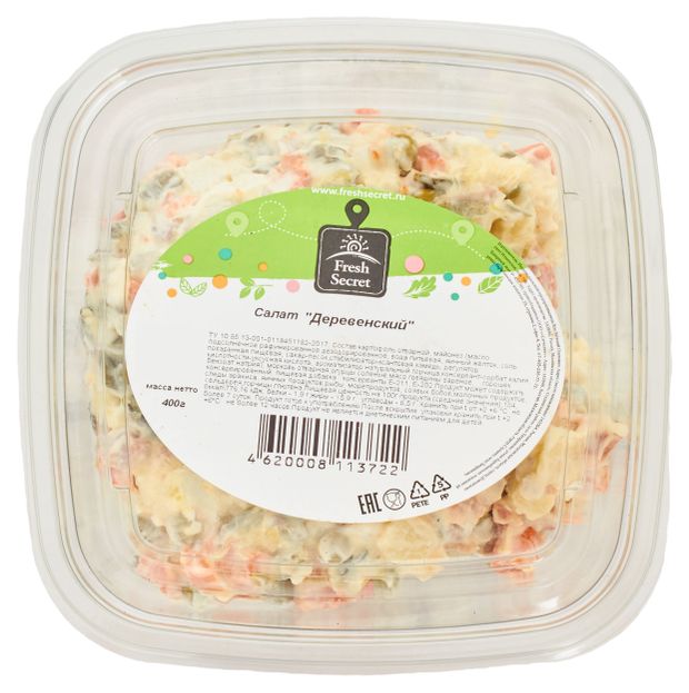 Салат Fresh Secret Деревенский 400 г 310₽