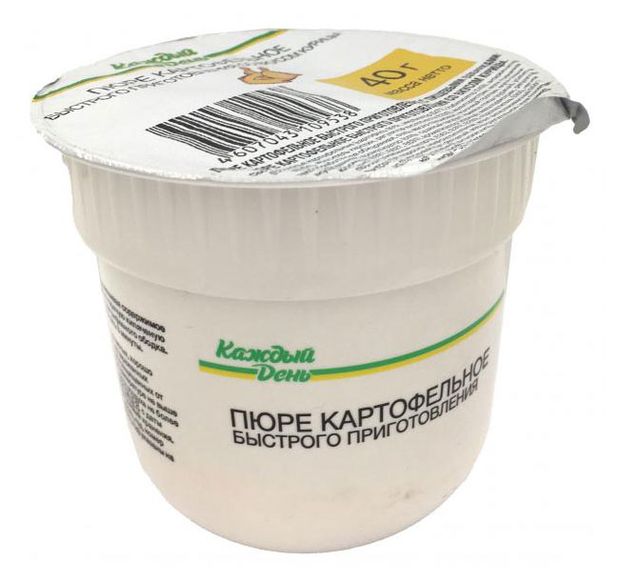 Пюре картофельное Каждый день с курицей 40 г 30₽