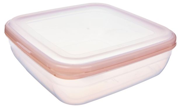 Контейнер для СВЧ Полимербыт Премиум квадратный, 1,7 л
