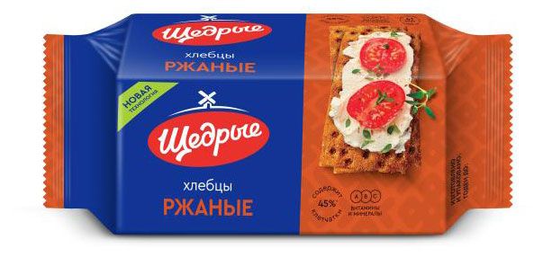 Хлебцы ржаные Щедрые, 100 г