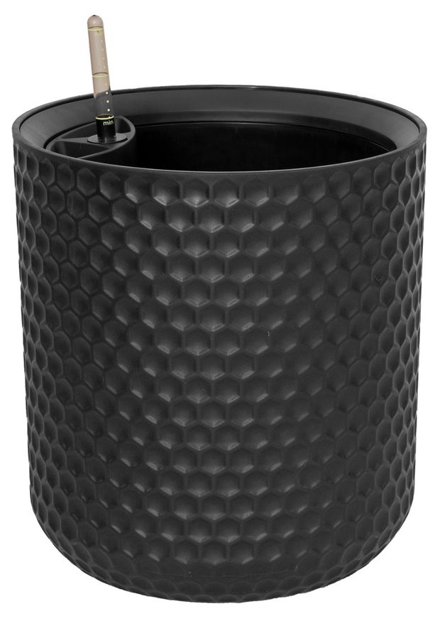 Кашпо OLA DOM Kerama антрацит, d 24 см