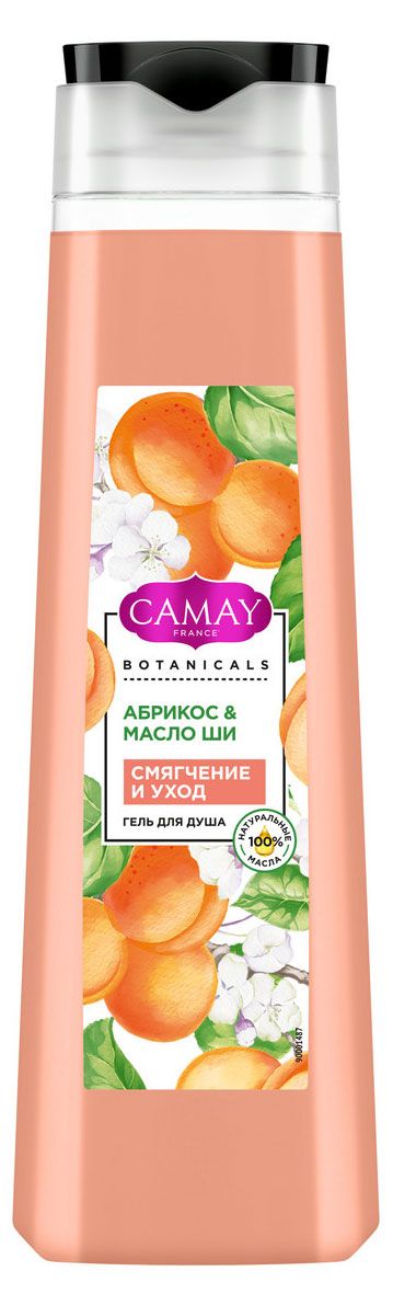 фото Гель для душа camay абрикос и масло ши, 400 мл