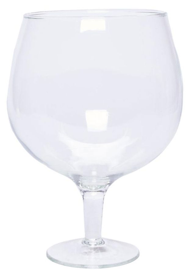 Ваза-бокал ЭВИС Натали 3л стеклянная прозрачная 19x26 см 3 л 530₽