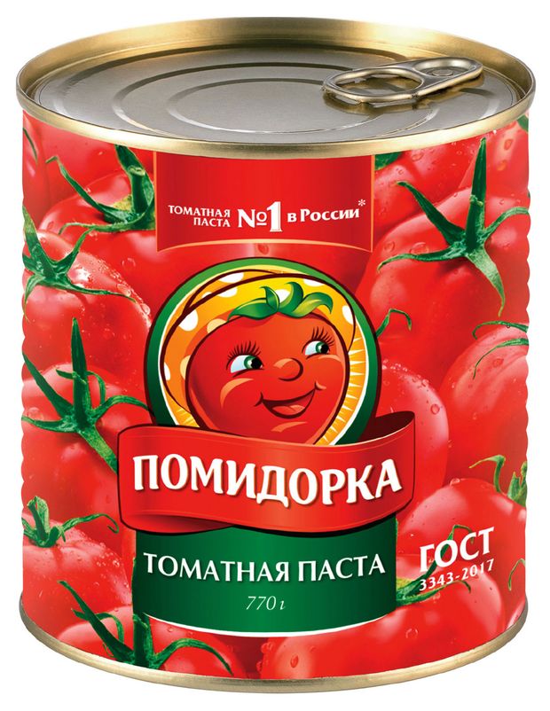 Паста томатная ПОМИДОРКА 770 г 300₽