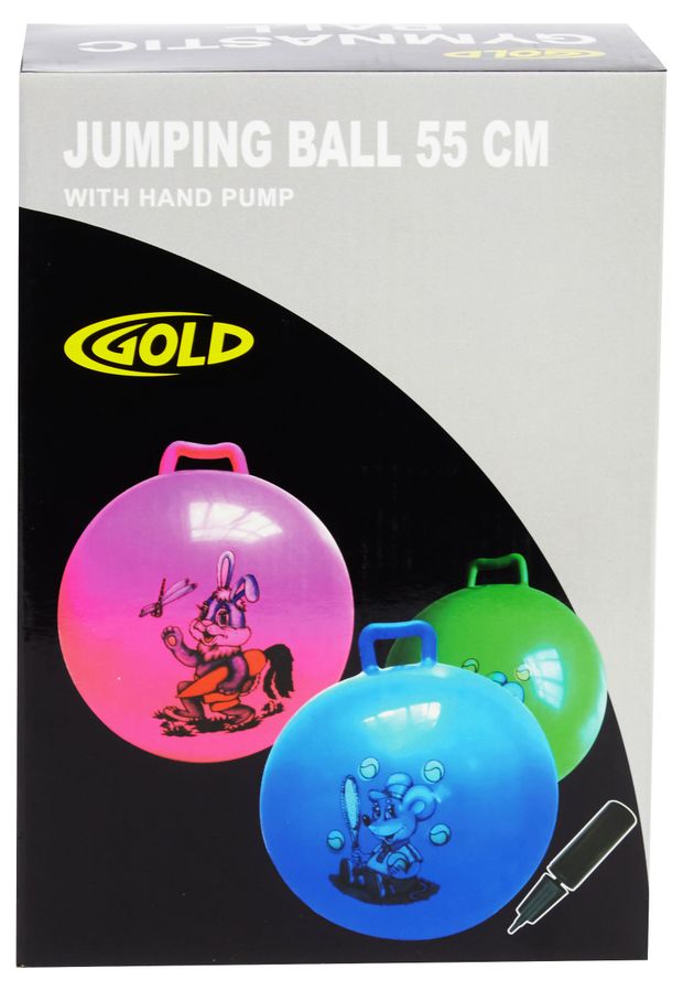 Мяч-попрыгун STINGREY с одной ручкой диаметр 55 см 499₽
