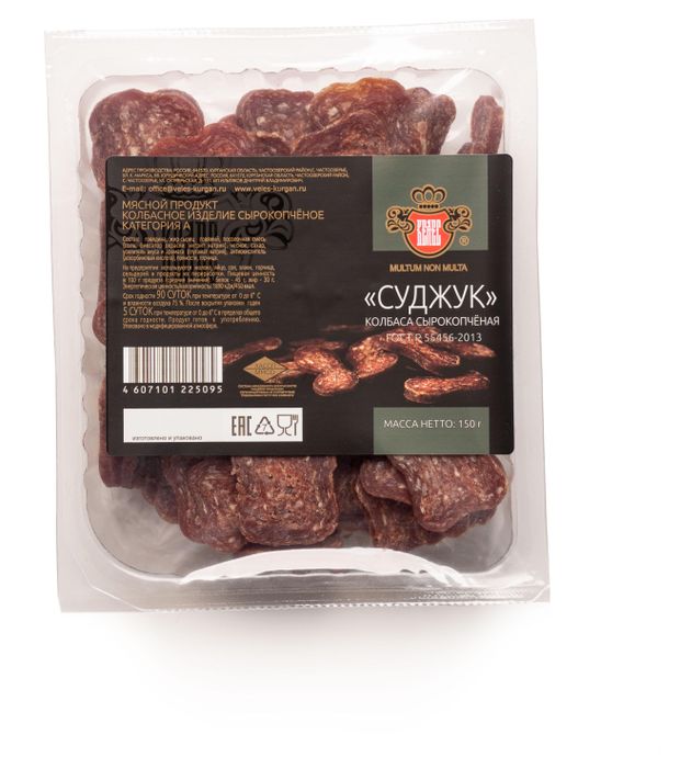 Колбаса Суджук Велес сырокопченая нарезка150 г 299₽
