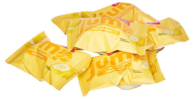 Конфета финиковая JUMP.BIO Банановая без сахара, вес