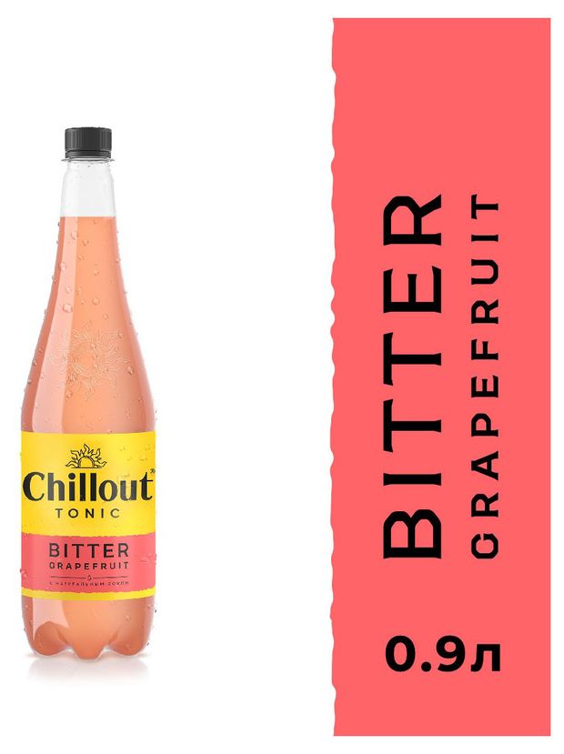 Тоник Chillout Bitter Grapefruit сильногазированный, 900 мл