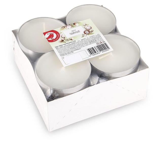 Свечи АШАН Красная птица чайные антимоскитные 10 шт 150₽