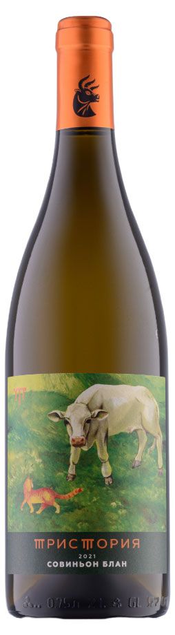 Вино Тристория Совиньон блан белое сухое Россия, 0,75 л