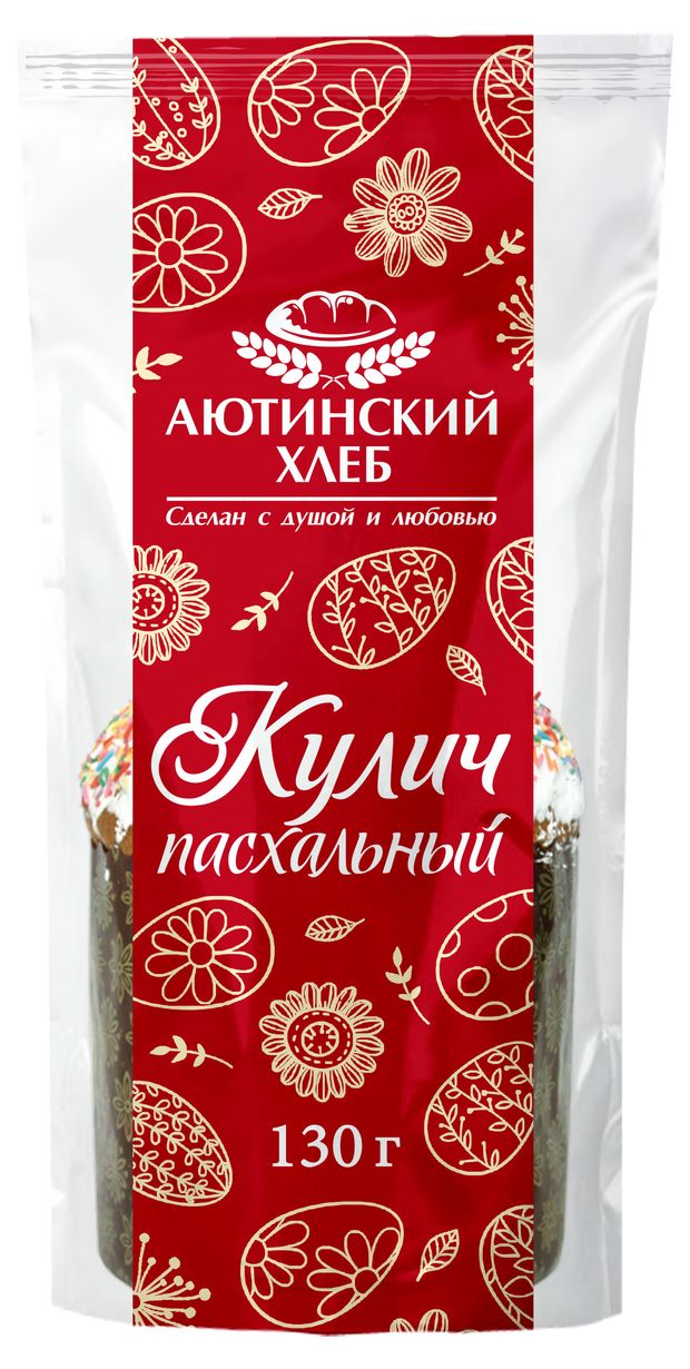 Кулич пасхальный Аютинский Хлеб 130 г 70₽