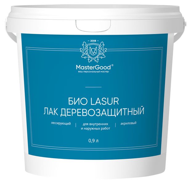 Лак древозащитный Master Good Био Lasur Бук 09 л 299₽