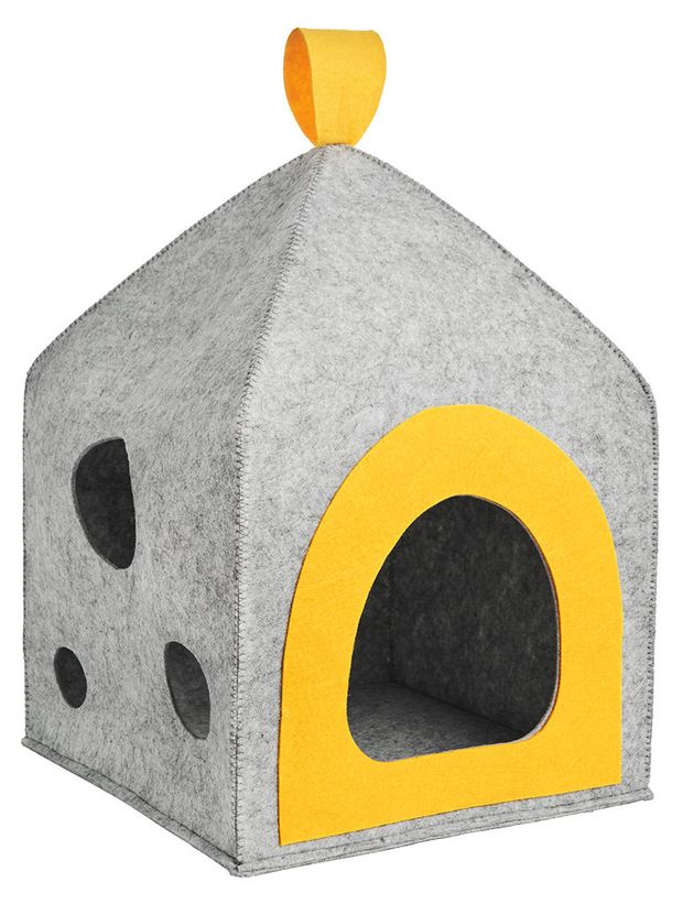 Домик для животных Eva Сырный терем войлок 55х34х35 см 385₽