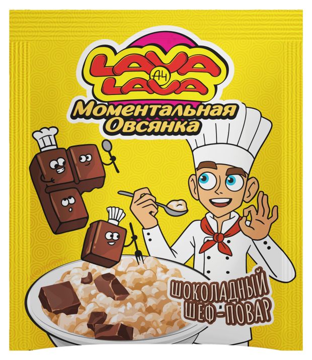 Каша овсяная Lava Lava Шоколадный шеф-повар, 35 г
