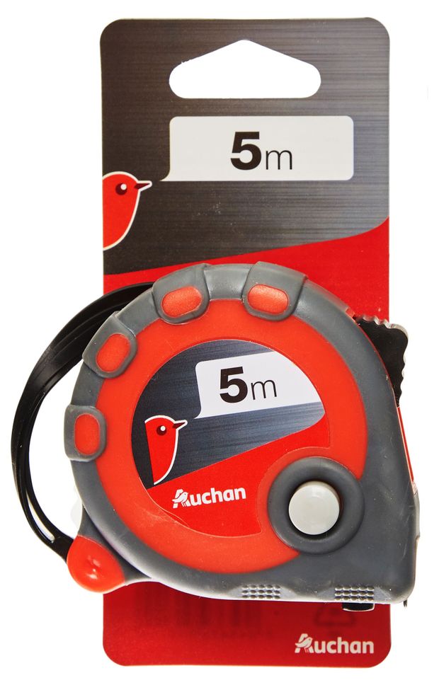 Рулетка АШАН Красная птица 19 мм х 5 м 360₽