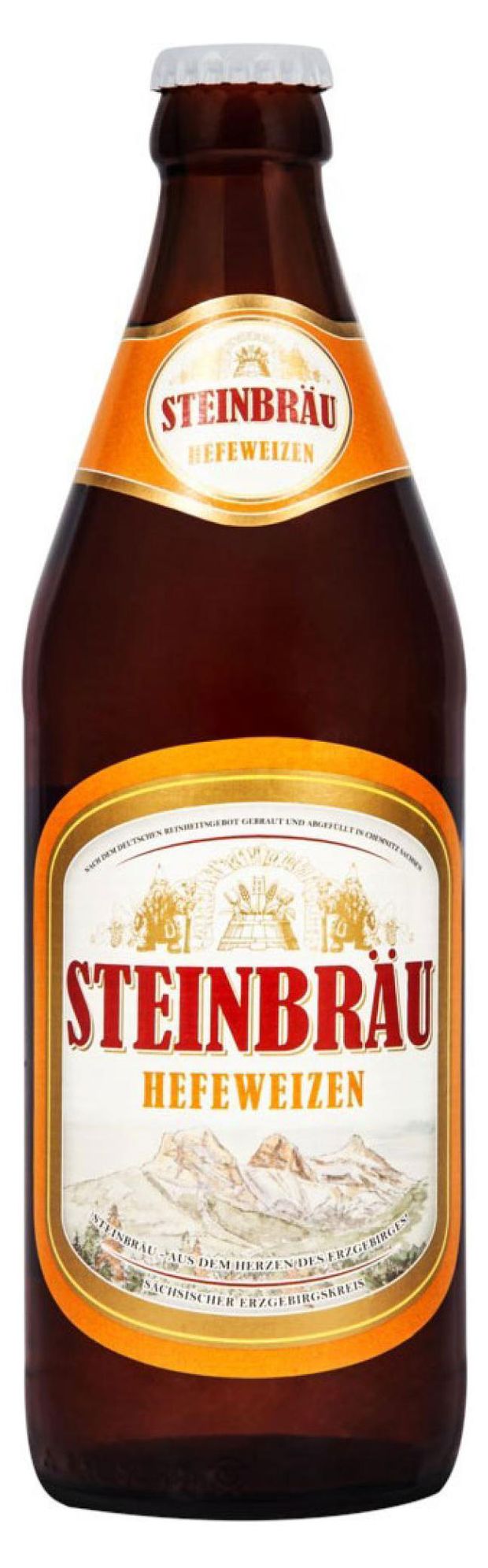 Пиво Steinbrau Hefeweizen светлое нефильтрованное, 500 мл