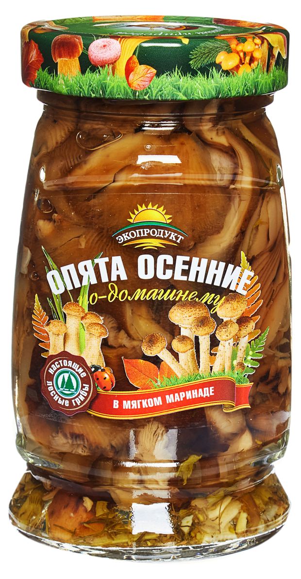 Опята маринованные ЭкоПродукт Осенние по-домашнему, 340 г
