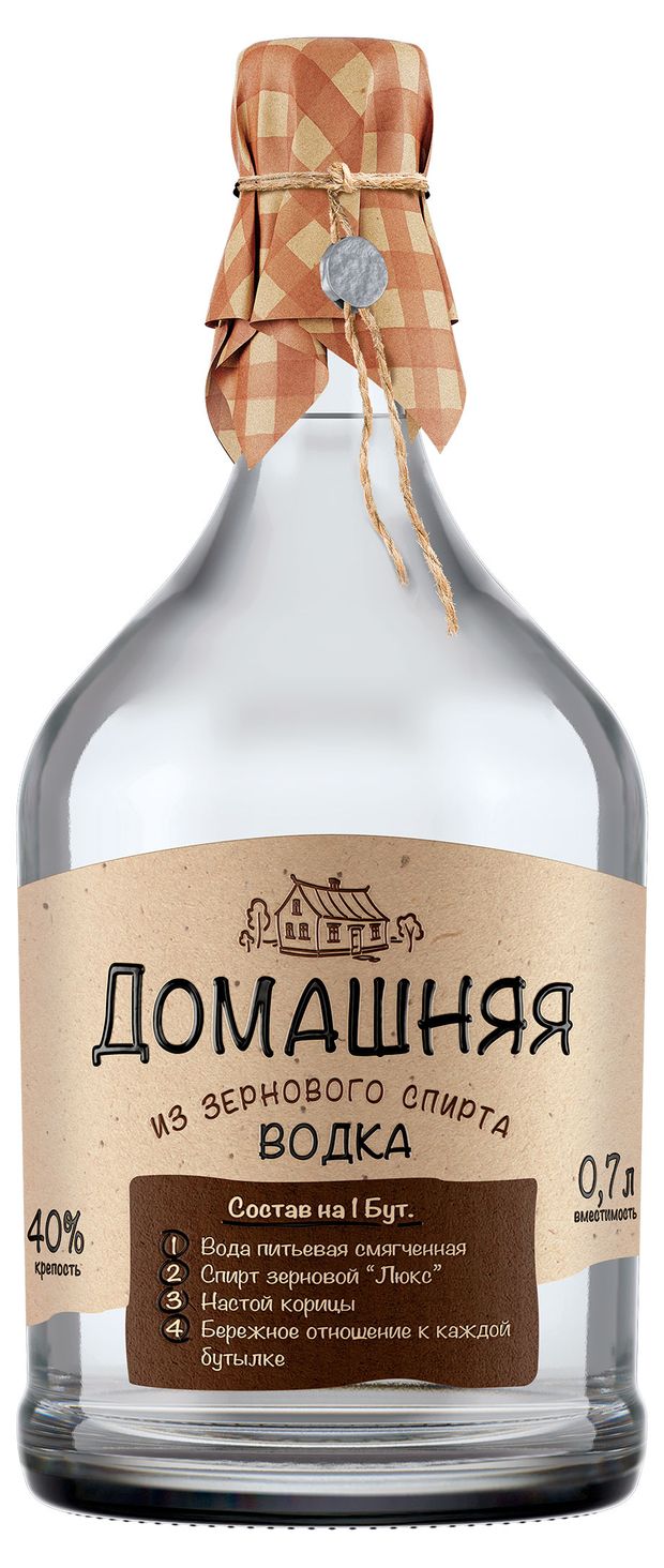 Водка Домашняя Россия, 0,7 л