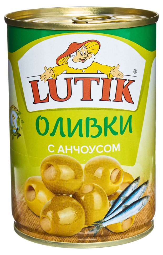 Оливки LUTIK с анчоусом 280 г 99₽