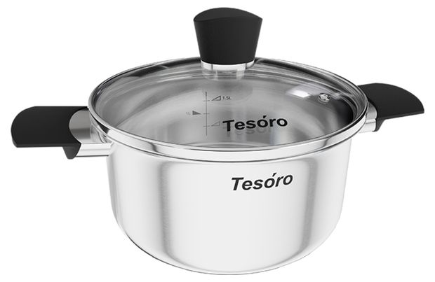 Кастрюля Нева Металл Посуда Siena Triply, 1,5 л