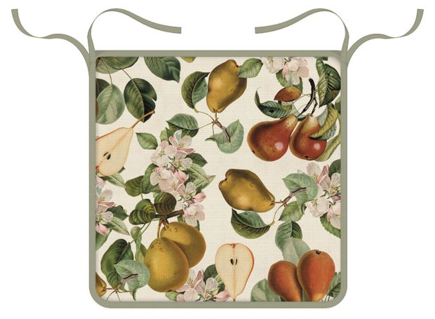 Подушка для стула Коллекция Фрукты, 40х40 см