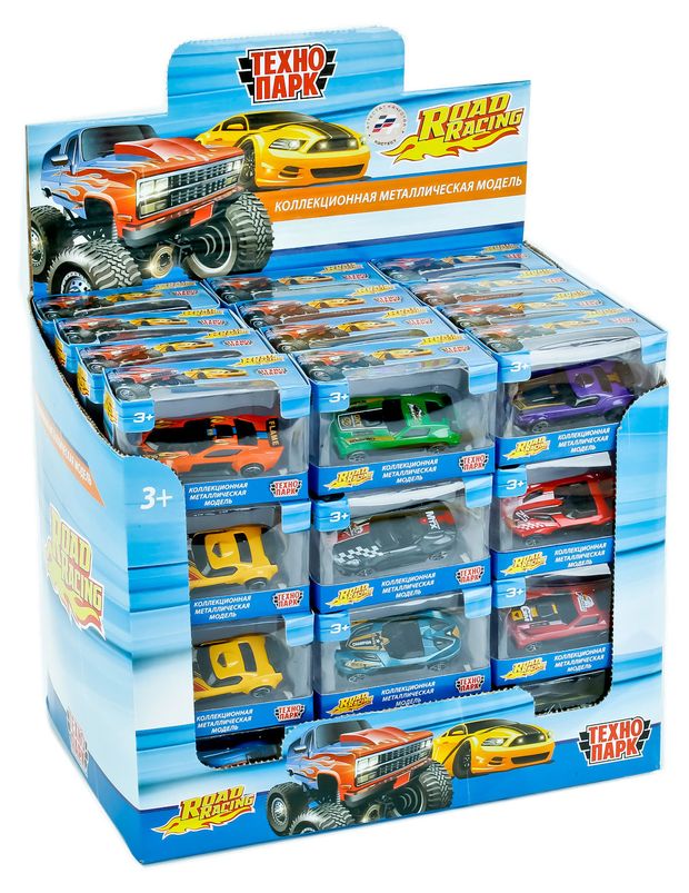 Машина металлическая Технопарк Гоночная 7,5 см, 1 шт