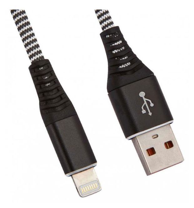 фото Usb кабель liberty project для apple 8 pin носки черный