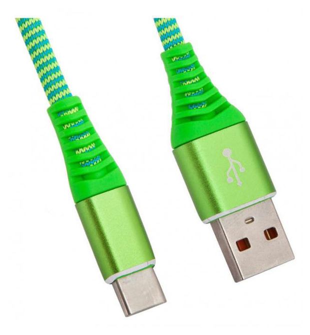 USB кабель Liberty Project Type-C Носки зеленый