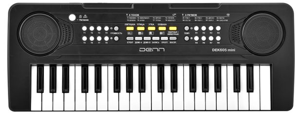 Синтезатор DENN DEK605 mini черный 1340₽