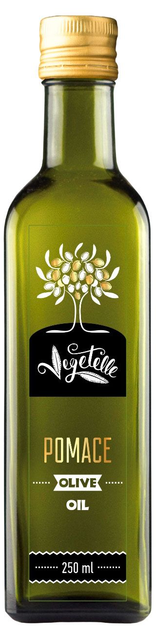 Масло оливковое Vegetelle рафинированное с добавлением нерафинированного, 250 мл