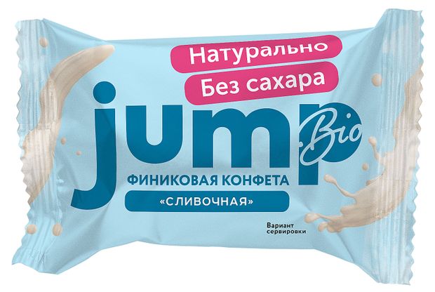 Конфета финиковая JUMP Без сахара сливочная, вес