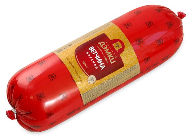 Ветчина вареная Золото Дэмки из свинины, ~ 3 кг