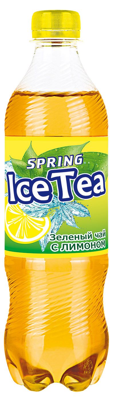 Чай холодный Spring зеленый с лимоном, 0,5 л