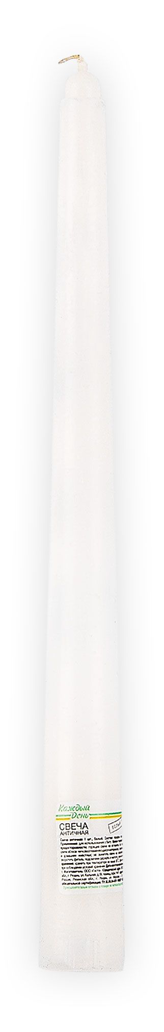 Свеча Каждый день белая античная, 1 шт