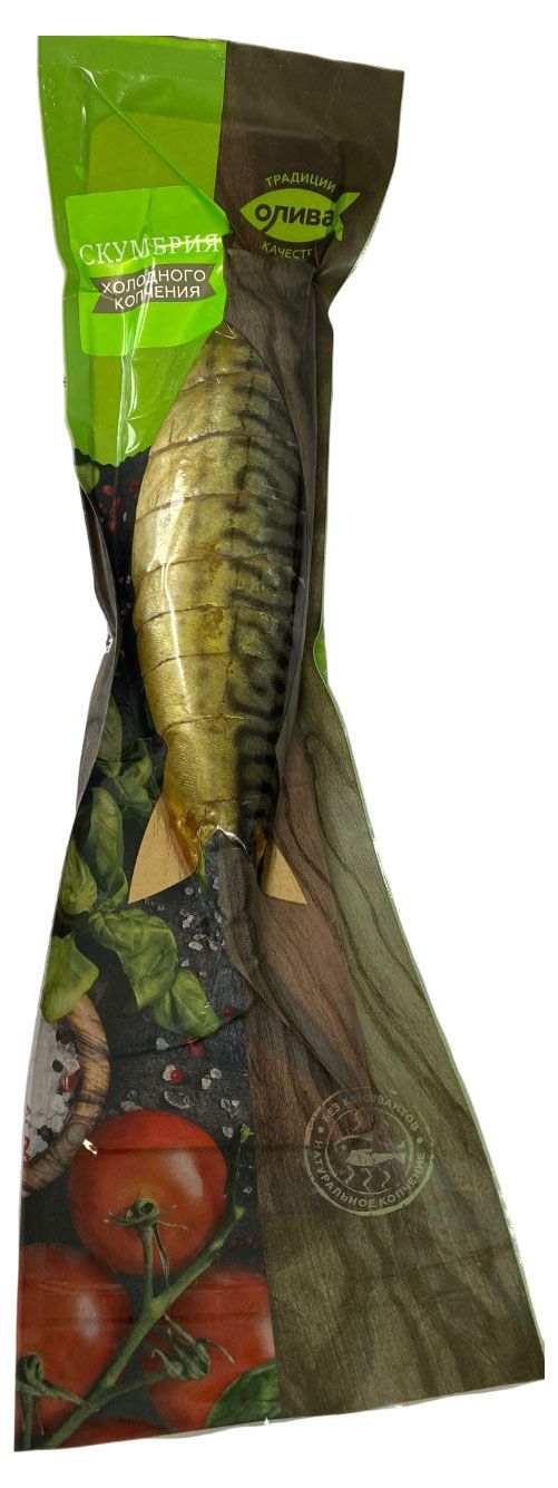 Скумбрия Олива кусочки холодного копчения, 270 г