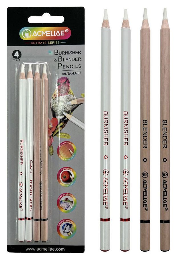 Набор полирующих карандашей и карандашей-блендеров ACMELIAE 4 шт 140₽