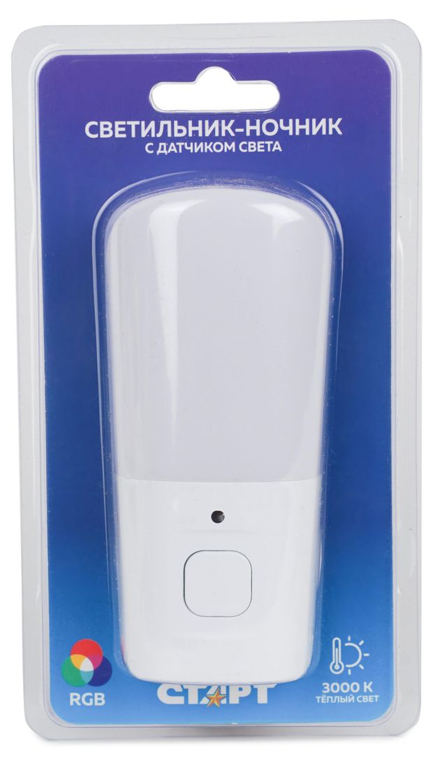 Светильник-ночник Старт Comet бел RGB 900₽