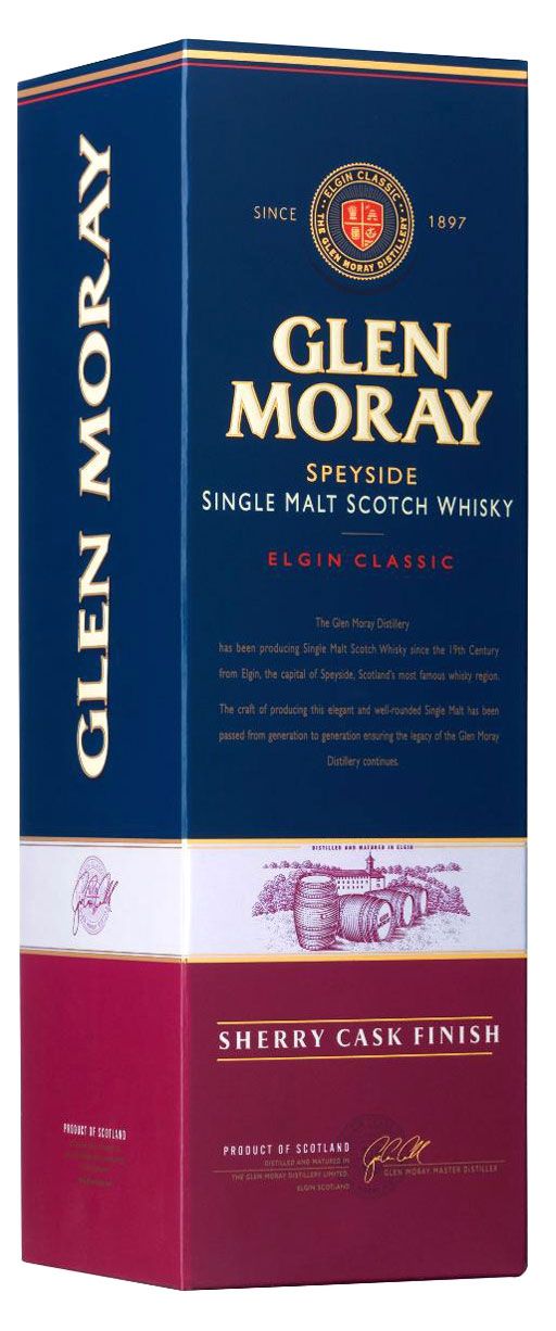 Виски Glen Moray Elgin Classic Sherry Cask Finish Шотландия, 0,7 л
