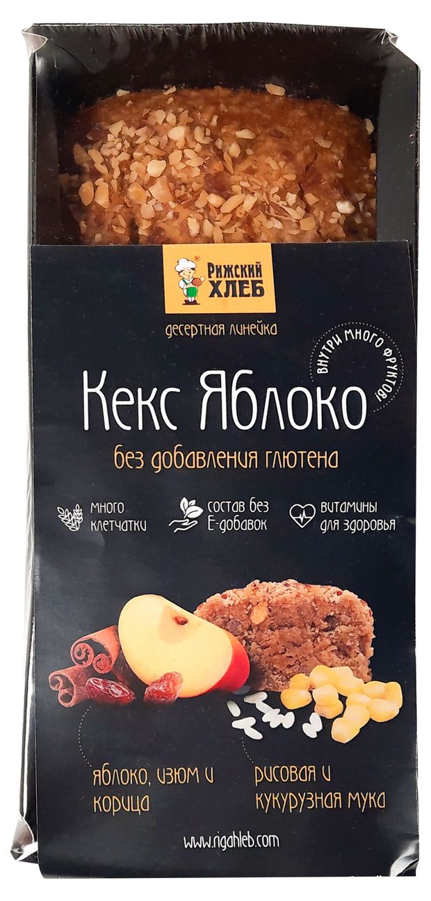 Кекс Рижский хлеб Яблоко без глютена 350 г 245₽