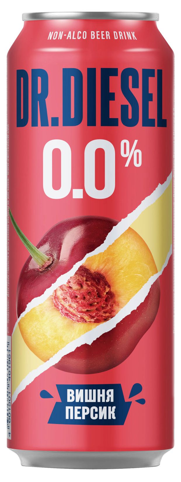 Пивной напиток безалкогольный Doctor Diesel вишня и персик, 430 мл