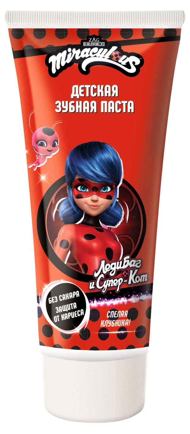 Зубная паста детская Miraculous 60 г 105₽