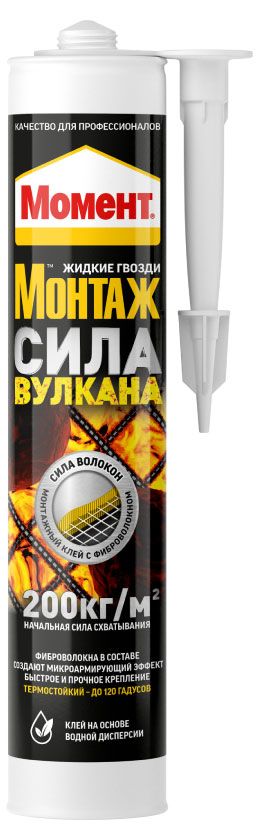 Клей монтажный Момент Сила вулкана, 400 г