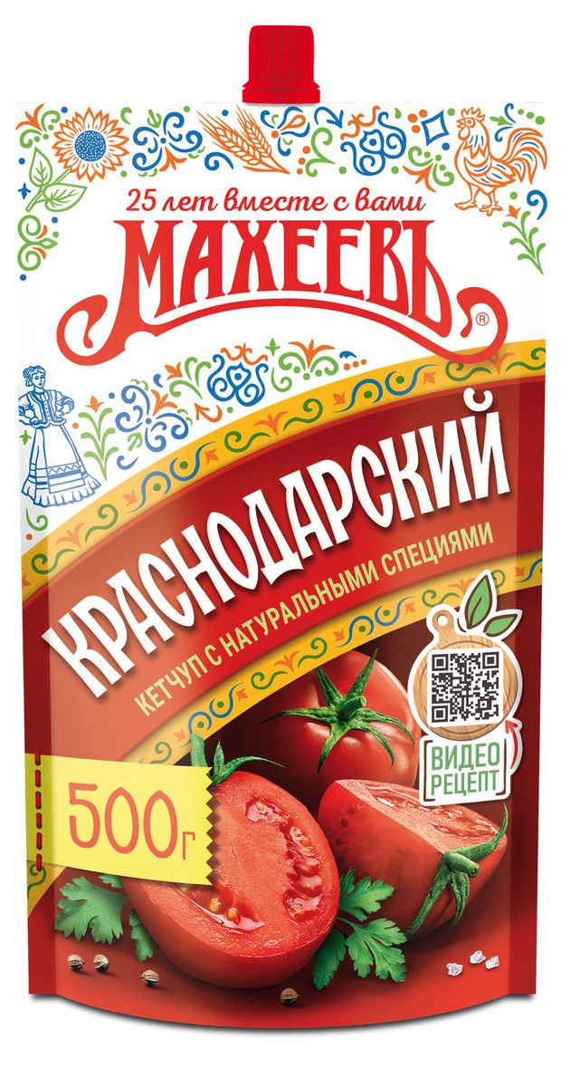 Кетчуп томатный МАХЕЕВЪ Краснодарский 500 г 109₽