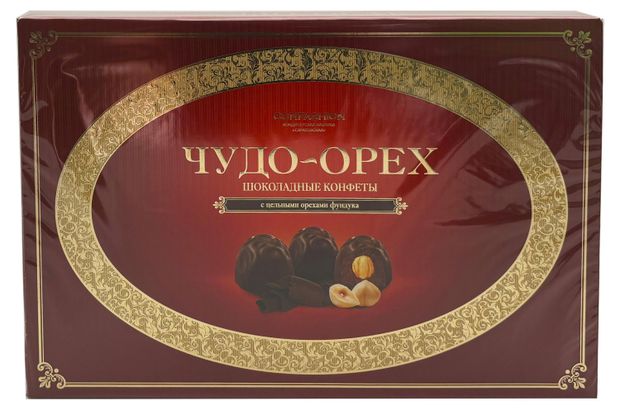 Конфеты Confashion чудо-орех с цельными орехами фундука, 190 г
