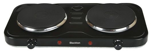 Плитка электрическая Blackton HP218B черная 2 конфорки