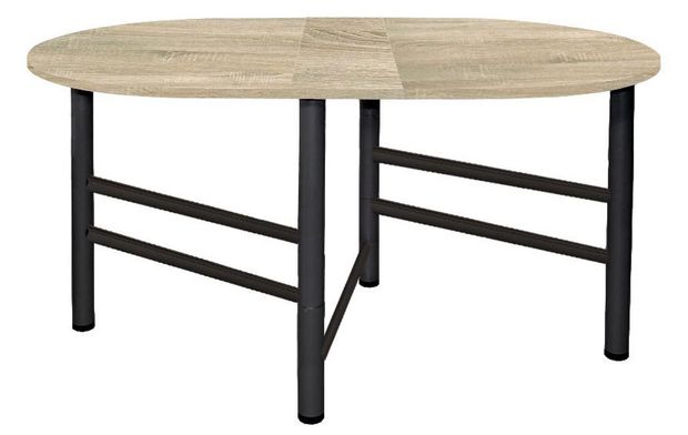 Стол-книжка овальный Рим дуб сонома 91х75х475 см 9799₽