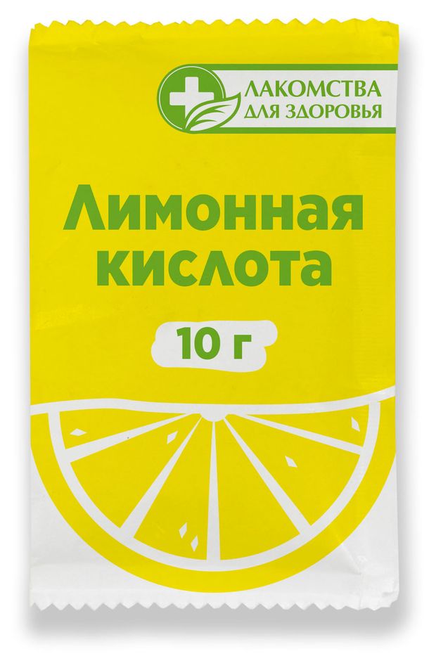 Лимонная кислотаЛакомства для здоровья 10 г 13₽