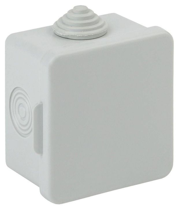 Коробка распаячная ЭРА с гермовводами 4 входа, 65х65х50 мм