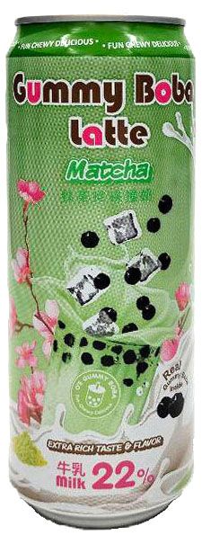 Напиток Os Bubble Gummy Boba Latte Matcha, 470 мл