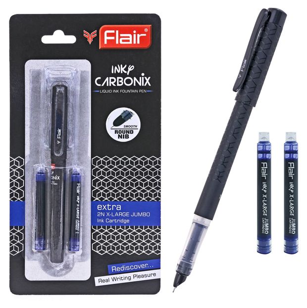 Ручка перьевая Flair CARBONIX INKY синяя 130₽